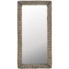 DéCOSHOP26 Miroir Osier Marron 50 X 100 Cm - Marron -Miroir Soldes Boutique 32643896 1