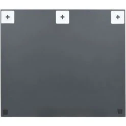 DéCOSHOP26 Miroir Sans Cadre 80x60 Cm Verre - Noir -Miroir Soldes Boutique 32643898 4