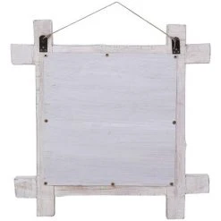DéCOSHOP26 Miroir En Forme De Bûches Blanc 70x70 Cm Bois De Récupération Massif - Or 10 DéCOSHOP26 Miroir En Forme De Bûches Blanc 70x70 Cm Bois De Récupération Massif - Or -Miroir Soldes Boutique 32643900 4