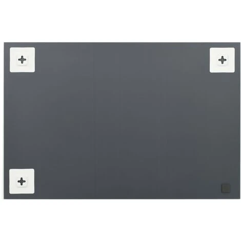 DéCOSHOP26 St De 2 Miroirs Muraux 60x40 Cm Rectangulaire Verre - Noir 5 DéCOSHOP26 St De 2 Miroirs Muraux 60x40 Cm Rectangulaire Verre - Noir – Image 3