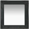 DéCOSHOP26 Miroir Mural Carré Style Baroque 50x50 Cm Noir - Noir 1 DéCOSHOP26 Miroir Mural Carré Style Baroque 50x50 Cm Noir - Noir -Miroir Soldes Boutique 32643911 1