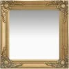 DéCOSHOP26 Miroir Mural Carré Style Baroque 50x50 Cm Doré - Or 2 DéCOSHOP26 Miroir Mural Carré Style Baroque 50x50 Cm Doré - Or -Miroir Soldes Boutique 32644104 1