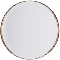 BELIANI Miroir En Métal Cuivré 40x40 - Cuivré