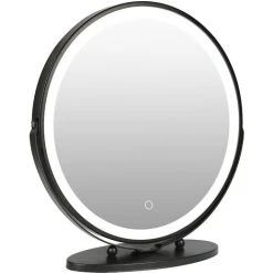 SKECTEN Miroir Maquillage Lumineux LED Rotation à 360° Miroir A Poser Idéal Pour Rasage Et Maquillage - Blanc Froid -Miroir Soldes Boutique 33016741 4