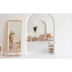 DECOWOOD Miroir Walls II Naturel 80x180cm 9 DECOWOOD Miroir Walls II Naturel 80x180cm -Miroir Soldes Boutique 33149379 3