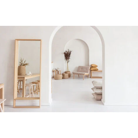 DECOWOOD Miroir Walls II Naturel 80x180cm 5 DECOWOOD Miroir Walls II Naturel 80x180cm – Image 3