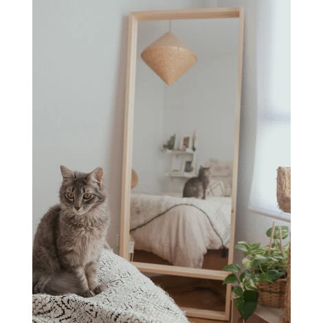 DECOWOOD Miroir Walls II Naturel 80x180cm 7 DECOWOOD Miroir Walls II Naturel 80x180cm – Image 5