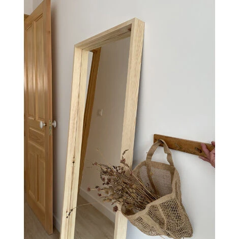 DECOWOOD Miroir Walls I Naturel 180x80cm 4 DECOWOOD Miroir Walls I Naturel 180x80cm – Image 2