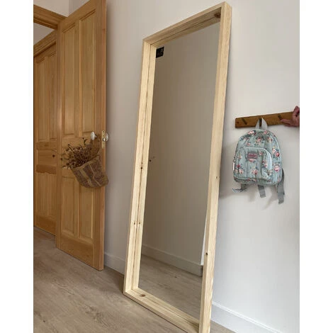 DECOWOOD Miroir Walls I Naturel 180x80cm 6 DECOWOOD Miroir Walls I Naturel 180x80cm – Image 4