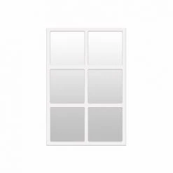 DECOWOOD Miroir Lisboa II Blanc