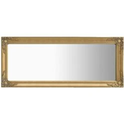 DéCOSHOP26 Miroir Mural Rectangulaire Style Baroque 50x120 Cm Doré - Or 9 DéCOSHOP26 Miroir Mural Rectangulaire Style Baroque 50x120 Cm Doré - Or -Miroir Soldes Boutique 33175511 3