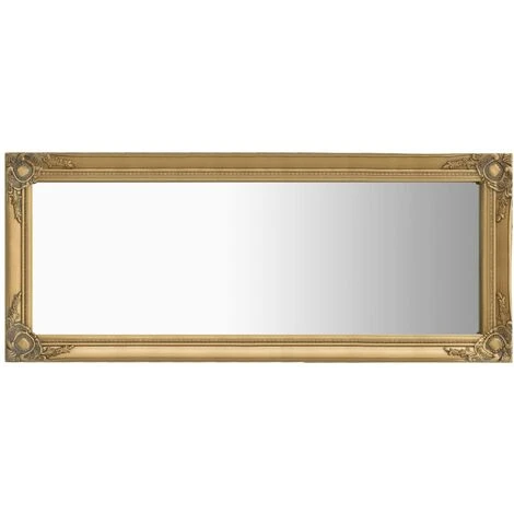 DéCOSHOP26 Miroir Mural Rectangulaire Style Baroque 50x120 Cm Doré - Or 5 DéCOSHOP26 Miroir Mural Rectangulaire Style Baroque 50x120 Cm Doré - Or – Image 3