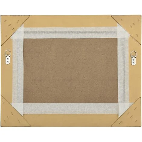 DéCOSHOP26 Miroir Mural Rectangulaire Style Baroque 50x40 Cm Doré - Or 7 DéCOSHOP26 Miroir Mural Rectangulaire Style Baroque 50x40 Cm Doré - Or – Image 5