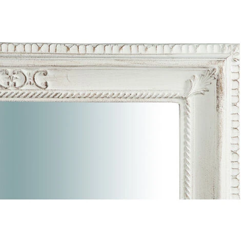 BISCOTTINI Miroir Mural Vertical/horizontal En Bois De Mur En Finition Blanche Antique L67XPR4, 5XH87 Cm Made In Italy 5 BISCOTTINI Miroir Mural Vertical/horizontal En Bois De Mur En Finition Blanche Antique L67XPR4, 5XH87 Cm Made In Italy – Image 3
