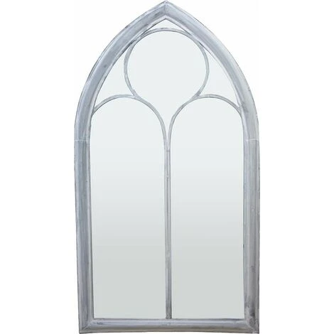 ESSCHERT DESIGN Miroir Fenêtre église 112 Cm Gris - Gris 3 ESSCHERT DESIGN Miroir Fenêtre église 112 Cm Gris - Gris