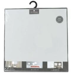 ATMOSPHERA, CRŽATEUR D'INTŽRIEUR Lot De 2 Miroirs Adhésifs "Carré" 40x40cm Argent -Miroir Soldes Boutique 33650387 4