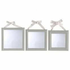 ATMOSPHERA, CRATEUR D'INTRIEUR Set De 3 Miroirs "Ruban" Gris