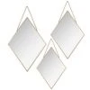 ATMOSPHERA, CRATEUR D'INTRIEUR Lot De 3 Miroirs à Chaîne "Losange" 38cm Or 1 ATMOSPHERA, CRATEUR D'INTRIEUR Lot De 3 Miroirs à Chaîne "Losange" 38cm Or -Miroir Soldes Boutique 33656632 1