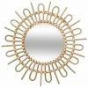 ATMOSPHERA, CRŽATEUR D'INTŽRIEUR Miroir Mural En Rotin "Soleil" 50cm Naturel -Miroir Soldes Boutique 33659832 1