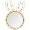 ATMOSPHERA FOR KIDS Miroir Mural Pour Enfant "Lapin" 38cm Naturel -Miroir Soldes Boutique 33661998 1