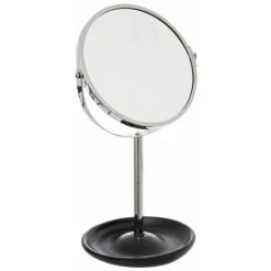 FIVE SIMPLY SMART Miroir Sur Pied "Specchio" 35cm Noir & Argent