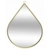 ATMOSPHERA, CRŽATEUR D'INTŽRIEUR Miroir Mural En Métal "Goutte" 39cm Or -Miroir Soldes Boutique 33664517 1