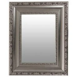 Paris Prix - Miroir Mural Vintage "sirius" 44cm Argent