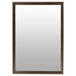 Paris Prix - Miroir Mural Déco "gilbert" 69cm Beige & Or