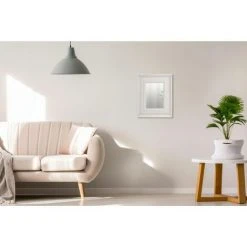 Paris Prix - Miroir Mural Déco "howard" 49cm Blanc -Miroir Soldes Boutique 33668828 3