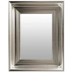 Paris Prix - Miroir Mural Déco "scott" 45cm Argent