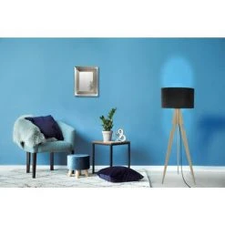 Paris Prix - Miroir Mural Déco "scott" 45cm Argent -Miroir Soldes Boutique 33669038 3