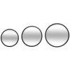 ATMOSPHERA, CRŽATEUR D'INTŽRIEUR Lot De 3 Miroirs Muraux Design "Mona" 30cm Noir