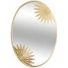 ATMOSPHERA, CRŽATEUR D'INTŽRIEUR Miroir Mural En Métal Design "Feel" 56cm Or -Miroir Soldes Boutique 33673344 1