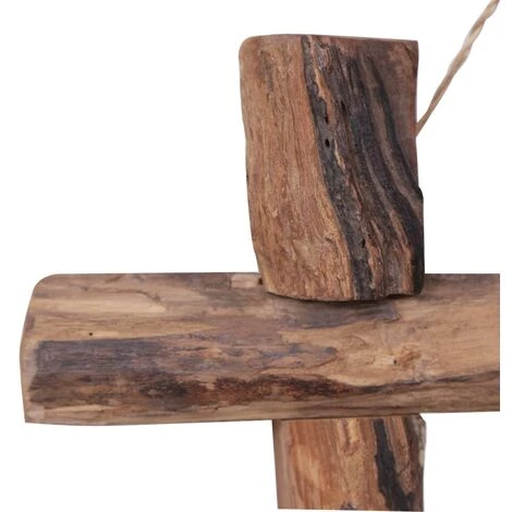 DéCOSHOP26 Miroir En Forme De Bûches Naturel 50x50 Cm Bois De Récupération Massif - Or 6 DéCOSHOP26 Miroir En Forme De Bûches Naturel 50x50 Cm Bois De Récupération Massif - Or – Image 4