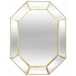 ATMOSPHERA, CRŽATEUR D'INTŽRIEUR Miroir à Poser Design En Métal "Gypsy" 45cm Or