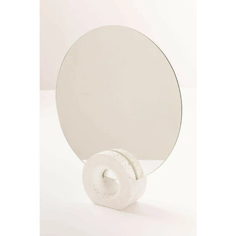 Miroir De Table Nives SKLUM Bois De Suar - Blanc 4 Miroir De Table Nives SKLUM Bois De Suar - Blanc – Image 2