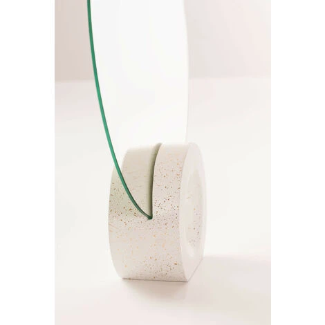 Miroir De Table Nives SKLUM Bois De Suar - Blanc 5 Miroir De Table Nives SKLUM Bois De Suar - Blanc – Image 3