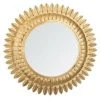 ATMOSPHERA, CRŽATEUR D'INTŽRIEUR Miroir En Métal "Feuilles" 70cm Or -Miroir Soldes Boutique 33892093 1