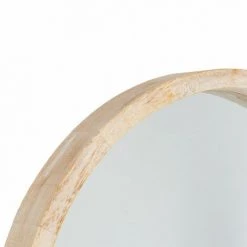 ATMOSPHERA, CRŽATEUR D'INTŽRIEUR Miroir Rond Bois "Scandinave" 52cm Naturel -Miroir Soldes Boutique 33979501 3