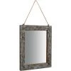 BISCOTTINI Miroir Mural En Bois Massif L41XPR3XH51 CM -Miroir Soldes Boutique 34186383 1