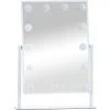 CLP Miroir Led De Maquillage Yaren Avec Lumière Réglable Et écran Tactile Blanc -Miroir Soldes Boutique 34578115 1