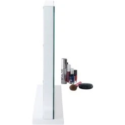 CLP Miroir Led De Maquillage Joliet Avec Lumière Réglable Et Port USB Blanc -Miroir Soldes Boutique 34578324 3