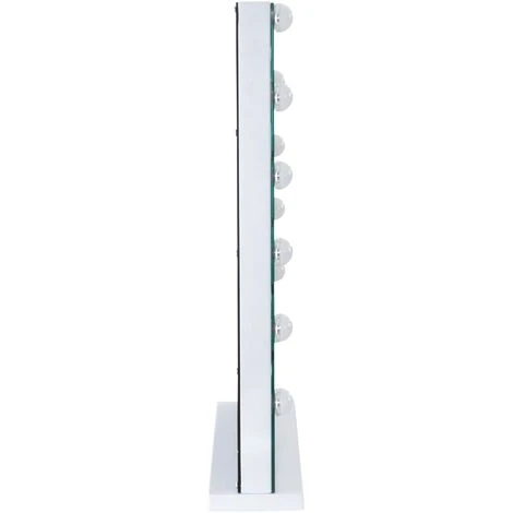 CLP Miroir Led De Maquillage Murrieta Avec Lumière Réglable Et Port USB Blanc 5 CLP Miroir Led De Maquillage Murrieta Avec Lumière Réglable Et Port USB Blanc – Image 3