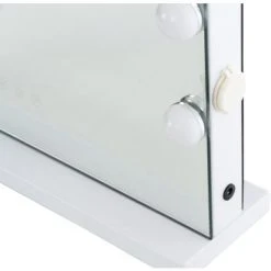 CLP Miroir Led De Maquillage Murrieta Avec Lumière Réglable Et Port USB Blanc 10 CLP Miroir Led De Maquillage Murrieta Avec Lumière Réglable Et Port USB Blanc -Miroir Soldes Boutique 34578776 4