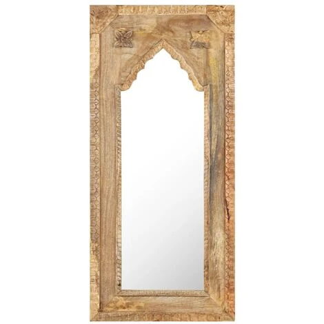 Miroir 50x3x110 Cm Bois De Manguier Massif VidaXL 3 Miroir 50x3x110 Cm Bois De Manguier Massif VidaXL