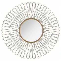 ATMOSPHERA, CRŽATEUR D'INTŽRIEUR Miroir Mural "Soleil" 76cm Marron