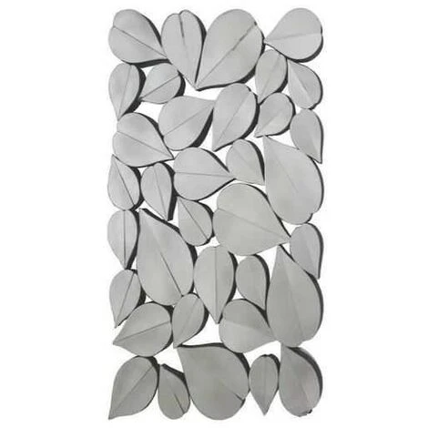 MEUBLER DESIGN Miroir Décoratif Design Flower, Verre, Miroir, Rectangulaire, Style Baroque, 76.2 X 2.5 X 107 Cm - Miroir 3 MEUBLER DESIGN Miroir Décoratif Design Flower, Verre, Miroir, Rectangulaire, Style Baroque, 76.2 X 2.5 X 107 Cm - Miroir