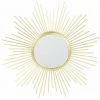 Paris Prix - Miroir Mural Design "soleil" 32cm Or -Miroir Soldes Boutique 35239395 1