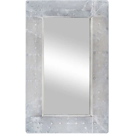 ASUPERMALL Miroir De Style Aviation 80x50 Cm Metal 4 ASUPERMALL Miroir De Style Aviation 80x50 Cm Metal – Image 2