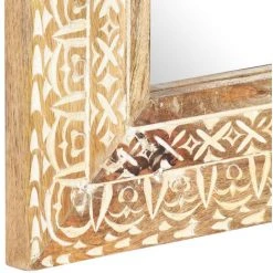 ASUPERMALL Miroir Sculpte A La Main 110x50x11 Cm Bois De Manguier Solide -Miroir Soldes Boutique 35499914 4
